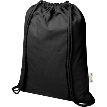 Logotrade promotional giveaway picture of: Oregon Blend 140 g/m² GRS recycled drawstring bag 5L