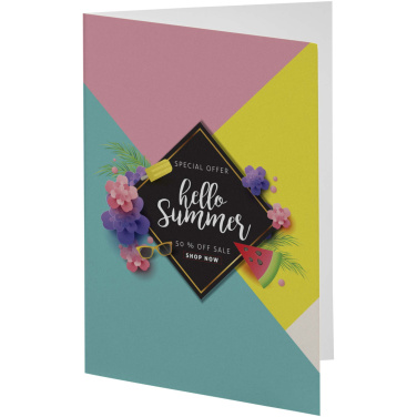 Logo trade advertising products image of: Herald A6 greeting card