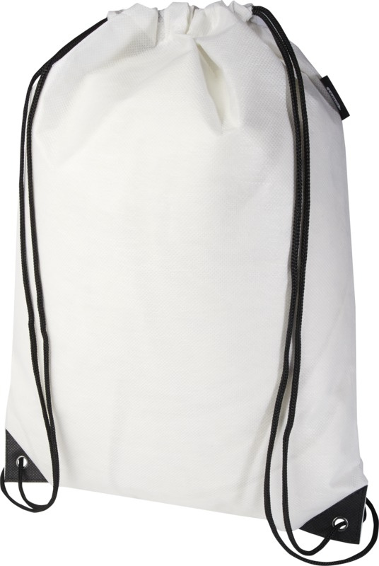 Logotrade promotional merchandise photo of: Evergreen GRS recycled non-woven drawstring bag 5L
