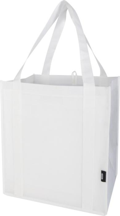 Logo trade promotional giveaway photo of: Liberty GRS recycled non-woven bottom board tote bag 29L