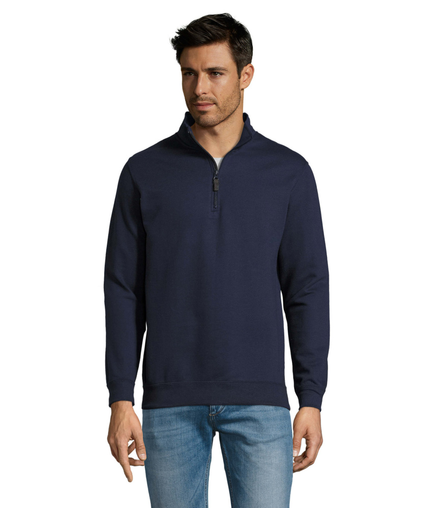 Logo trade promotional products image of: STAN Sweat Zip Collar 260