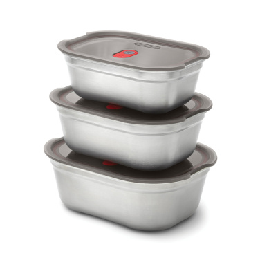 Logotrade promotional products photo of: Black+Blum Mealprep Box 3pcs Set Small, Medium, Large