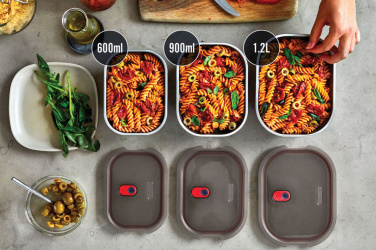 Logotrade promotional products photo of: Black+Blum Mealprep Box 3pcs Set Small, Medium, Large