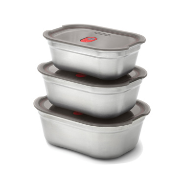 Logotrade advertising product picture of: Black+Blum Mealprep Box 3pcs Set Small, Medium, Large