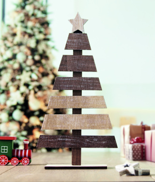 Logo trade advertising products picture of: Wooden Christmas tree