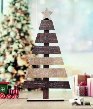 Logo trade promotional gifts picture of: Wooden Christmas tree