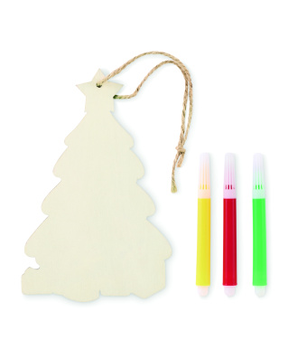 Logo trade promotional giveaways picture of: Christmas tree ornament