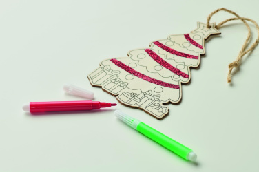Logo trade promotional giveaway photo of: Christmas tree ornament