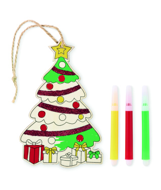 Logo trade corporate gifts picture of: Christmas tree ornament
