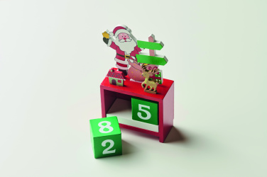 Logo trade promotional merchandise photo of: Christmas countdown calendar