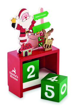 Logo trade promotional giveaways picture of: Christmas countdown calendar