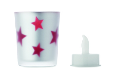 Logo trade advertising products image of: LED tea light candle