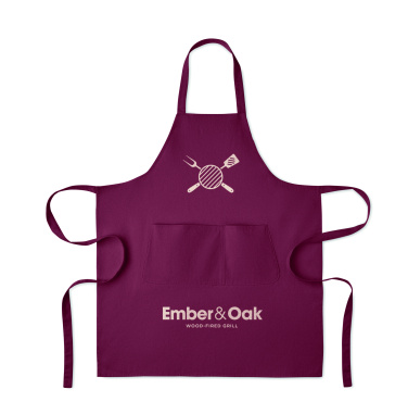 Logo trade promotional giveaways image of: Organic cotton apron 240 gr/m²