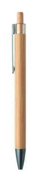 Logotrade promotional item image of: Push button bamboo pen