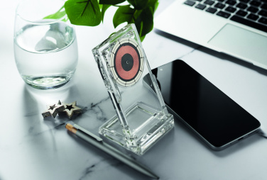 Logotrade promotional products photo of: Acrylic wireless charger 15W