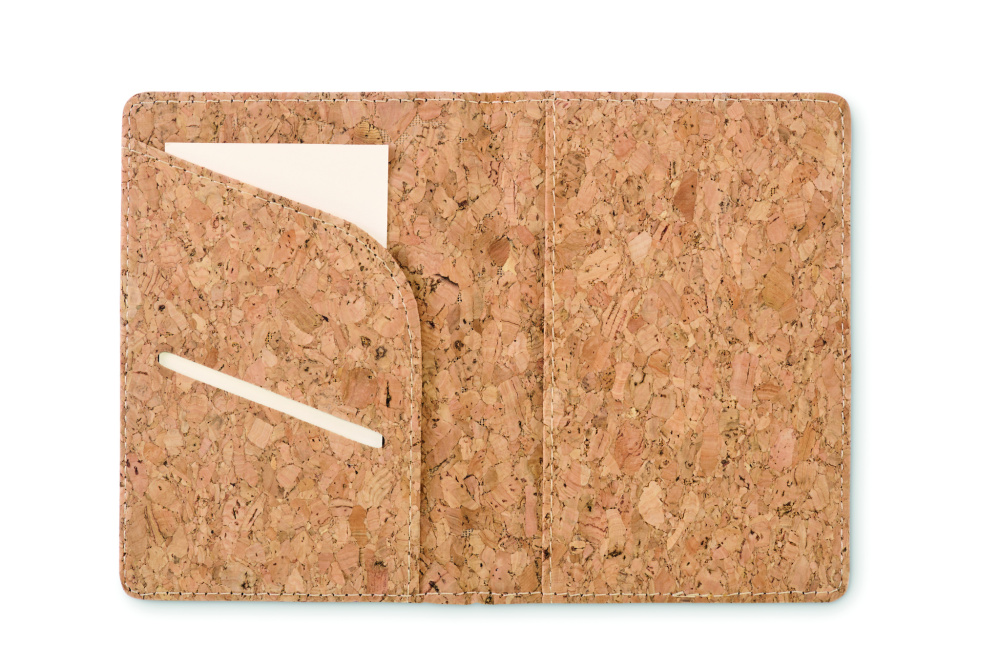 Logo trade promotional gifts picture of: Cork passport holder