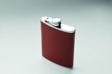 Logo trade corporate gift photo of: Slim hip flask 200 ml