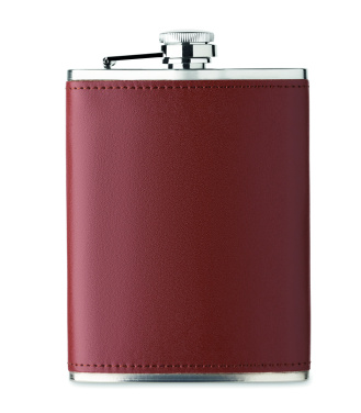 Logo trade promotional items image of: Slim hip flask 200 ml