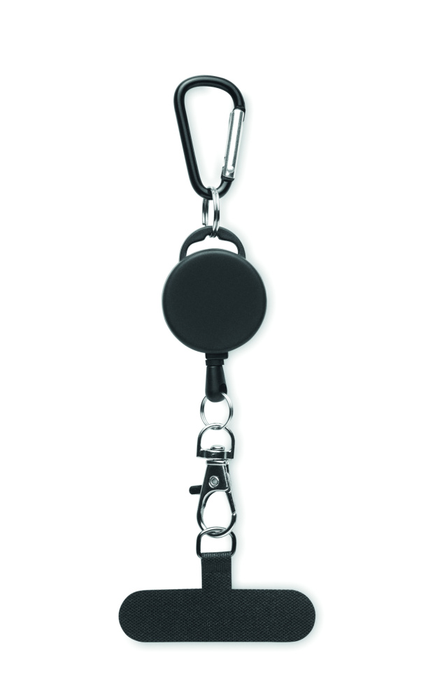 Logo trade promotional giveaway photo of: Retractable phone holder