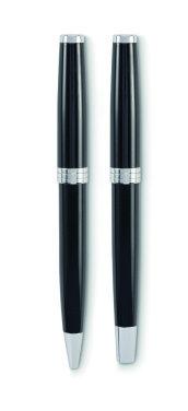 Logo trade promotional giveaways image of: Ball pen and roller set
