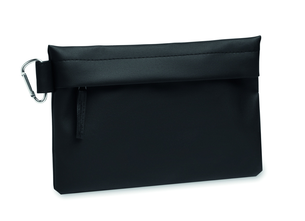 Logo trade advertising products image of: Organizer pouch in 600D RPET
