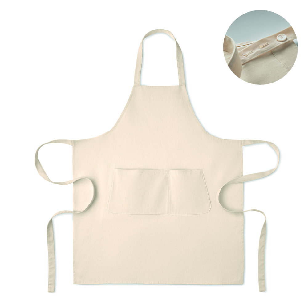 Logo trade advertising products image of: Organic cotton apron 240 gr/m²