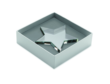 Logo trade promotional merchandise image of: Glass star award