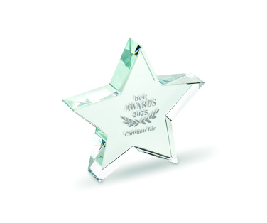 Logotrade business gift image of: Glass star award