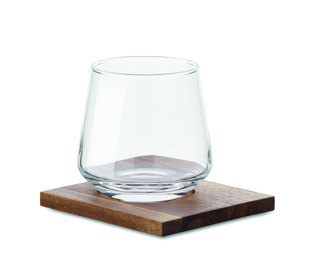 Logo trade business gifts image of: Whisky short drink glass set