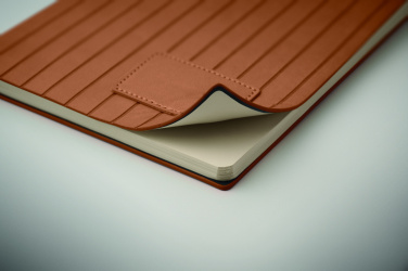 Logo trade corporate gift photo of: A5 notebook in smokey PU