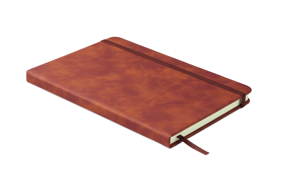 Logo trade promotional gift photo of: A5 smokey PU notebook
