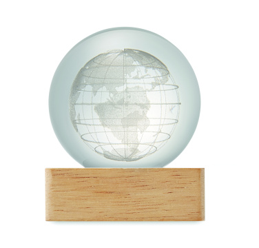 Logo trade advertising product photo of: LED globe glass ball