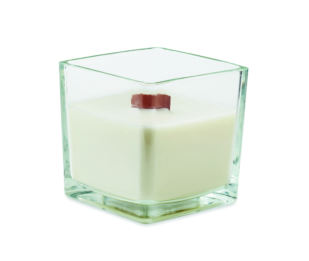 Logo trade corporate gifts image of: Plant based wax candle 600gr