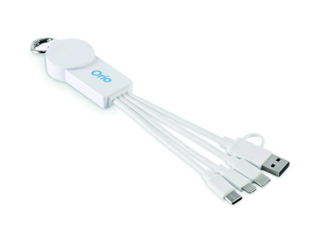 Logotrade corporate gift image of: 2 in 1 charging cable type-C
