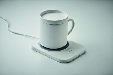 Logo trade advertising products picture of: Wireless charger mug warmer set