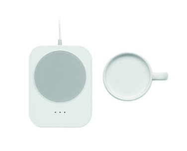 Logotrade promotional gift image of: Wireless charger mug warmer set