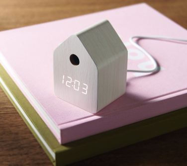 Logotrade promotional giveaway picture of: MDF cuckoo alarm clock