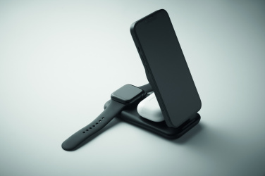 Logo trade promotional product photo of: 3 in 1 wireless charger 15W