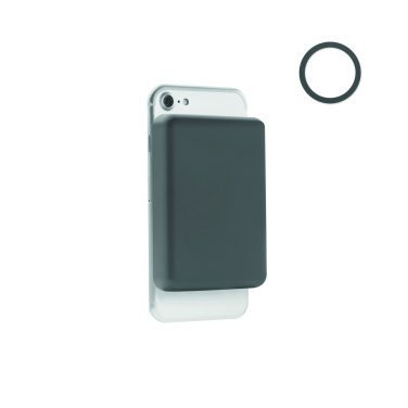Logotrade promotional product picture of: Magnetic wireless charger 15W powerbank 5000 mAh