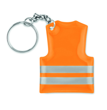 Logo trade promotional merchandise photo of: Key ring with reflecting vest Jekabpils