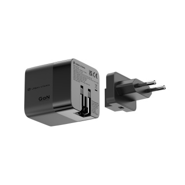 Logotrade promotional item image of: Urban Vitamin Mendocino 65W GaN charger retractable cable