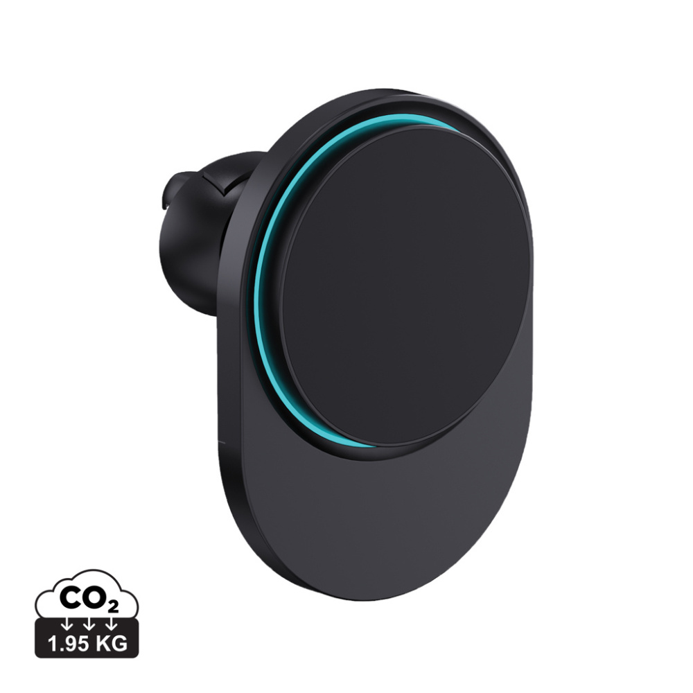 Logotrade promotional items photo of: PowerCruze RCS rplastic 15W magnetic charging car holder