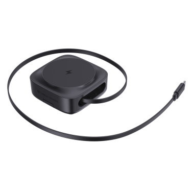 Logo trade promotional gifts image of: Urban Vitamin Goleta 2-in-1 15W magnetic wireless charger