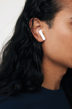 Logo trade corporate gifts picture of: Tunevo RCS recycled plastic wireless earbuds