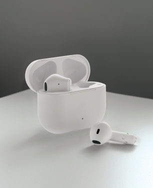 Logo trade promotional gifts image of: Tunevo RCS recycled plastic wireless earbuds