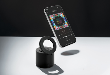 Logo trade promotional items picture of: Magpulse RCS recycled plastic 3W speaker w/magnetic holder