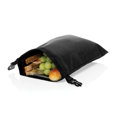 Logo trade advertising products picture of: Snackstrap AWARE™ RPET foldable lunchbag 30x20CM
