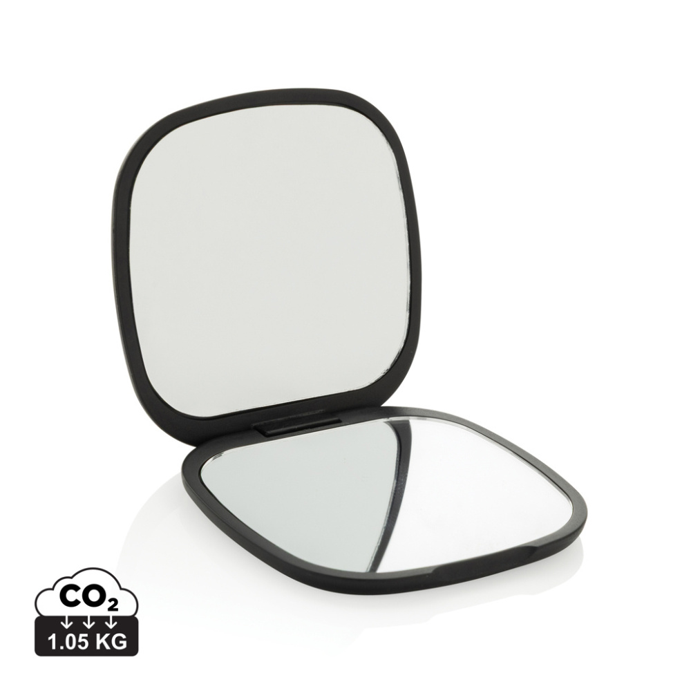 Logotrade promotional giveaway image of: Reflecta RCS recycled plastic make-up mirror
