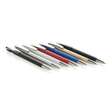 Logotrade promotional gift picture of: Glide GRS certified R-ABS Metal Clip Pen