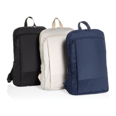 Logo trade corporate gift photo of: Flexpack Aware™ RPET Expandable Slim 15.6" Laptop Backpack